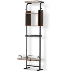 VEVOR Pet Feeding Station with Storage, Elevated Dog Bowls, Raised Dog Bowl Stand, Dog Food Storage and Feeder Station with Storage Shelves, Pet Toy Storage Organizer, for Large Medium Small Dogs