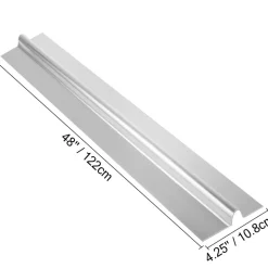 VEVOR PEX Heat Transfer Plates, 100 pcs Box Radiant Heat Transfer Plates, 4 ft Aluminum PEX Heat Transfer Plates, 1/2 inch Heat Transfer Plates Designed for PEX Tubing