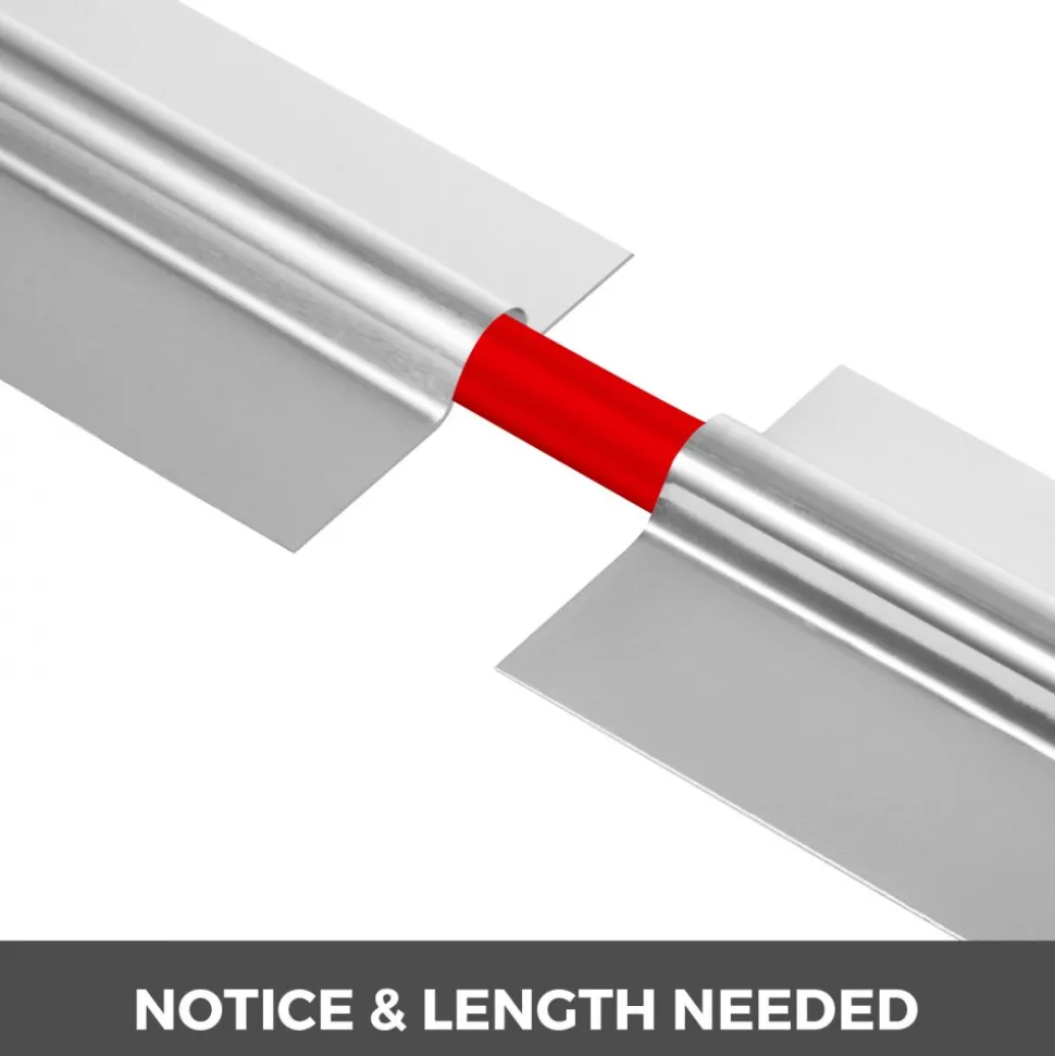 VEVOR PEX Heat Transfer Plates, 200 pcs Box Radiant Heat Transfer Plates, 2ft Aluminum PEX Heat Transfer Plates, 1/2 inch Heat Transfer Plates Designed for PEX Tubing