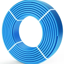 VEVOR PEX Pipe 1/2 Inch, 300 Feet Length PEX-B Flexible Pipe Tubing for Potable Water, Pex Water Lines for Hot/Cold Water & Easily Restore, Plumbing Applications with Free Cutter & Clamps ,Blue