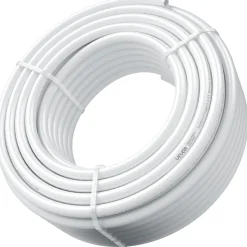 VEVOR PEX Pipe 3/4 Inch, 100 Feet Length PEX-B Flexible Pipe Tubing for Potable Water, Pex Water Lines for Hot/Cold Water & Easily Restore, Plumbing Applications with Free Cutter & Clamps ,White
