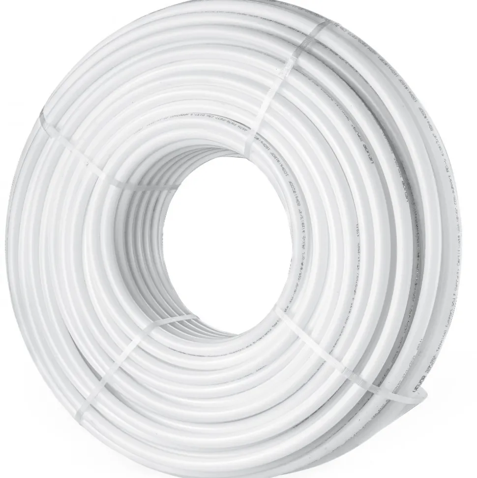 VEVOR PEX Pipe 3/4 Inch, 500 Feet Length PEX-B Flexible Pipe Tubing for Potable Water, Pex Water Lines for Hot/Cold Water & Easily Restore, Plumbing Applications with Free Cutter & Clamps ,White