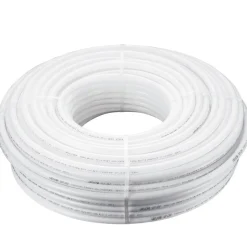 VEVOR PEX Pipe 3/4 Inch, 500 Feet Length PEX-B Flexible Pipe Tubing for Potable Water, Pex Water Lines for Hot/Cold Water & Easily Restore, Plumbing Applications with Free Cutter & Clamps ,White