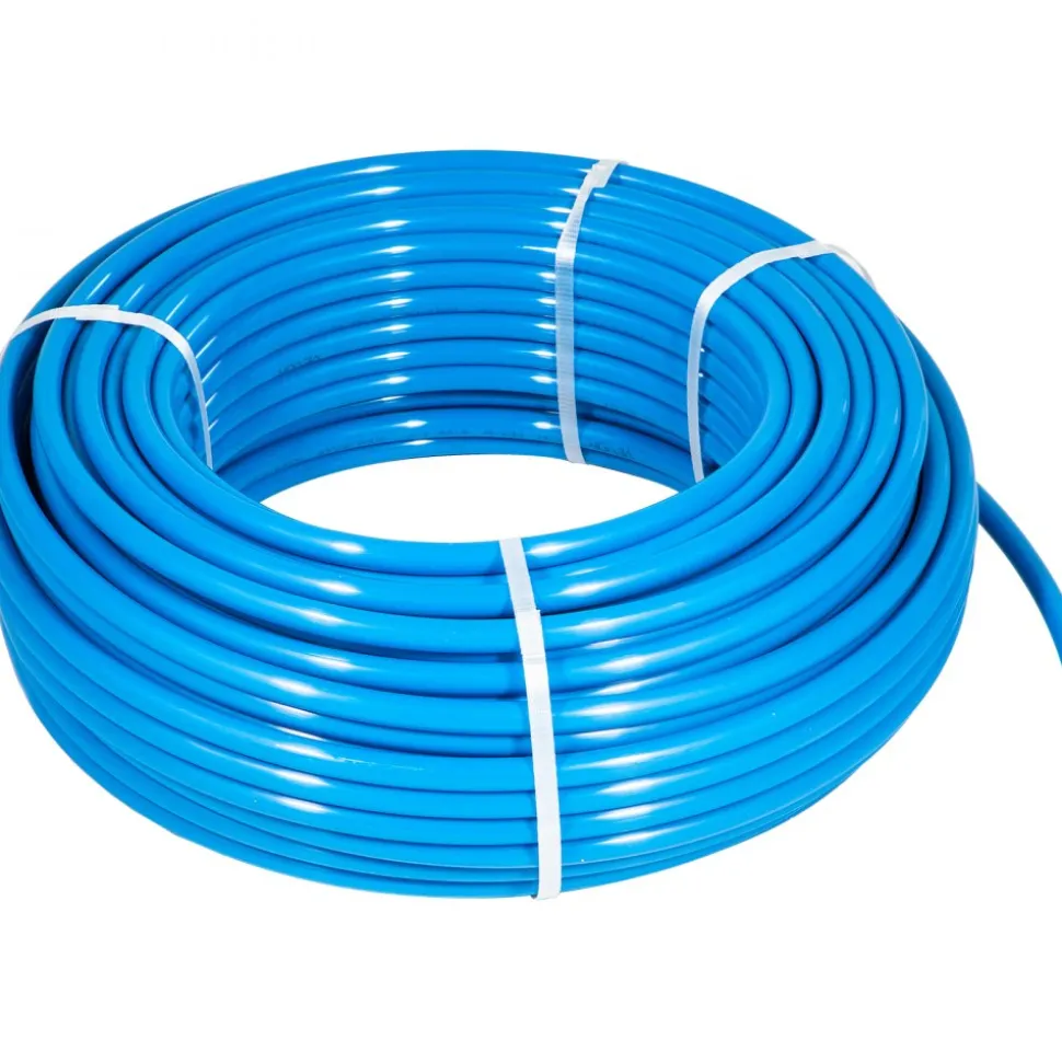 VEVOR Pex Tubing, 1" Pex Pipe 300ft Flexible Pex Hose Non Oxygen Barrier Pex Tube Coil 80-160psi Pex Water Line Blue Pex Piping for Hot & Cold Water Plumbing Open Loop Radiant Floor Heating System