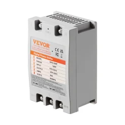VEVOR 3 Phase Converter - 10HP 30A 220V Single Phase to 3 Phase Converter, Digital Phase Shifter for Residential and Light Commercial Use, 220V Input/Output (One Converter for One Motor Only)