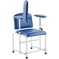 VEVOR Phlebotomy Chair, Blood Draw Chair with Adjustable Armrests and Flip Arm, 400LBS Loading Blood Drawing Medical Chair with Soft Padded Seat, Easy-to-Clean PVC Leather for Hospitals, Labs, Clinics