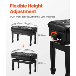 VEVOR Piano Bench, 29.5