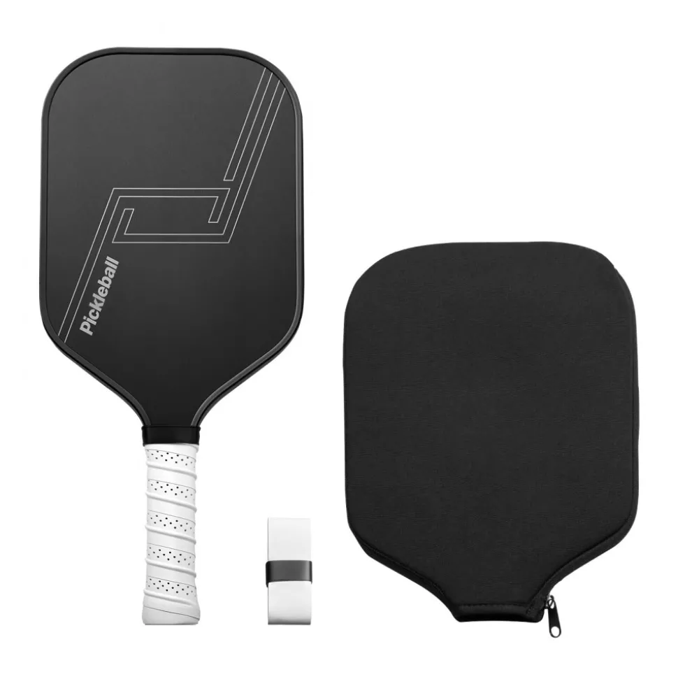 VEVOR Pickleball Paddle, T700 Carbon Fiber Surface & Honeycomb Core, Professional Pickleball Paddle with Increased Power & Control & Spin, Pro Pickle Ball Racket for Adults, Men & Women, Black