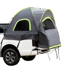 VEVOR Pickup Truck Tent, Fit 6.4-6.7 ft Truck Tents for Camping, Waterproof PU2000 2-3 Person Sleeping Truck Bed Tent with Double Layer Design Windows, Sturdy Truck Bed Camper Shell with Storage Bag
