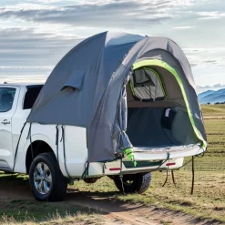 VEVOR Pickup Truck Tent, Fit 5.5-6.0 ft Truck Tents for Camping, Waterproof PU2000mm 2-3 Person Sleeping Truck Bed Tent with Double Layer Design Windows, Sturdy Truck Bed Camper Shell with Storage Bag