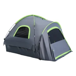 VEVOR Pickup Truck Tent, Fit 5.5-6.0 ft Truck Tents for Camping, Waterproof PU2000mm 2-3 Person Sleeping Truck Bed Tent with Double Layer Design Windows, Sturdy Truck Bed Camper Shell with Storage Bag