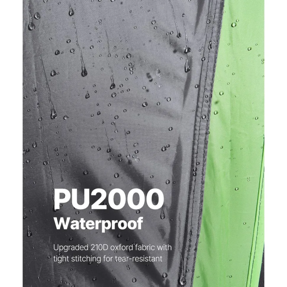 VEVOR Pickup Truck Tent, Fit 5.0-5.2 ft Truck Tents for Camping, Waterproof PU2000mm 2-3 Person Sleeping Truck Bed Tent with Double Layer Design Windows, Sturdy Truck Bed Camper Shell with Storage Bag