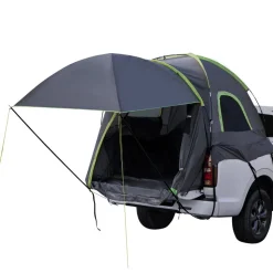 VEVOR Pickup Truck Tent, Fits 5.0-5.2 ft Truck Tents for Camping, Waterproof PU2000 mm 2-3 Person Sleeping Truck Bed Tent, Sturdy Truck Bed Camper Shell with Expandable Awning, Rainfly, Storage Bag