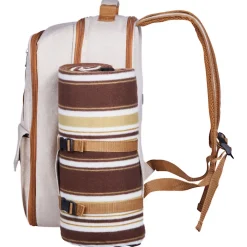 VEVOR Picnic Backpack, Beach Picnic Backpack Bag for 2 Person with Insulated Cooler Compartment, Detachable Bottle/Wine Holder, Lightweight Blanket, Plates & Cutlery Set for Hiking, Camping, Navy Blue
