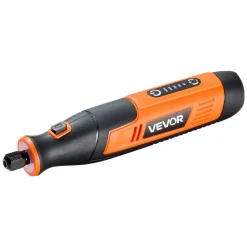 VEVOR 136-Piece Cordless Rotary Tool Kit, DC8V Portable Mini Power Rotary Tool, 5 Speeds 5000-30000RPM Multi-Purpose DIY Tools for Engraving, Sanding, Polishing, Carving, Grinding, Cutting, DIY Craft
