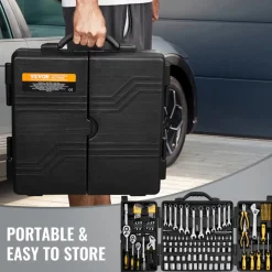 VEVOR 207-Piece Mechanics Tool Set, 1/4