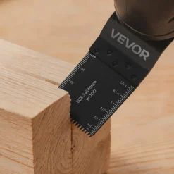 VEVOR 160-Piece Oscillating Saw Blades and Sanding Kit – 36 Universal Multi Tool Blades with 2 Scrapers, 2 Sanding Pads & 120 Sandpapers, 11 Types Oscillating Multitool Blades for Wood Plastic Metal