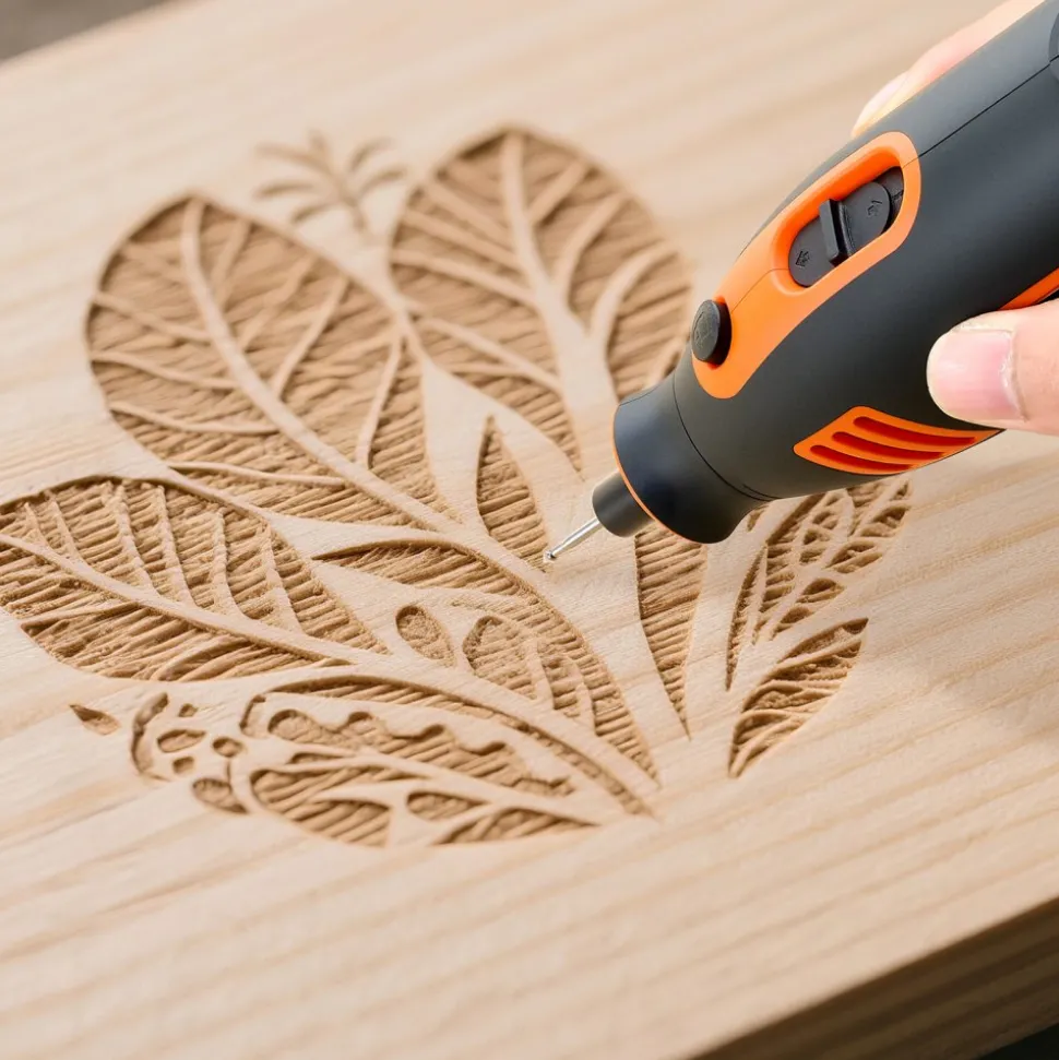 VEVOR 51-Piece Rotary Tool Kit, 200W Mini Power Rotary Tool Corded, 8000-40000RPM Multi-Purpose DIY Tools with Universal Chuck for Engraving, Sanding, Grinding, Polishing, Cutting, DIY Crafts