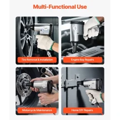 VEVOR 50 Pieces Pro Air Tool and Accessories Kit - 1/2