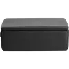 VEVOR Pilates Box for Reformer, 25x17x9 In Pilates Reformers Sitting Box for Exercises, Premium PU and Wood Pilates Equipment Accessory, Improve Strength, Balance, Range of Motion Home Gym, Black