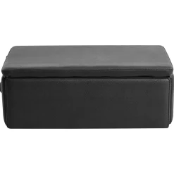 VEVOR Pilates Box for Reformer, 25x17x9 In Pilates Reformers Sitting Box for Exercises, Premium PU and Wood Pilates Equipment Accessory, Improve Strength, Balance, Range of Motion Home Gym, Black