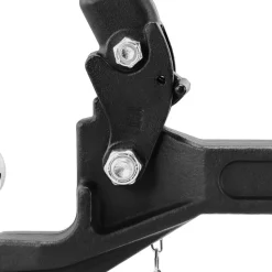 VEVOR Pintle Hook, 16000 lbs Towing Capacity, Pintle Hook Hitch for 2-inch Hitch Hook Military Receiver, Combination 2-inch Hitch Ball, Fits 2.5 to 3-inch Lunette Ring, Black Powder Coat, for Trailers