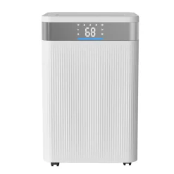 VEVOR 35 Pints Dehumidifier for Home & Basement, Drain Hose for Commercial & Industrial Use, Smart Humidity Control, Low Noise for Large Rooms, Warehouses, Bedrooms & Storage, Large Coverage,White