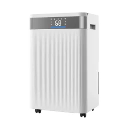 VEVOR 35 Pints Dehumidifier for Home & Basement, Drain Hose for Commercial & Industrial Use, Smart Humidity Control, Low Noise for Large Rooms, Warehouses, Bedrooms & Storage, Large Coverage,White