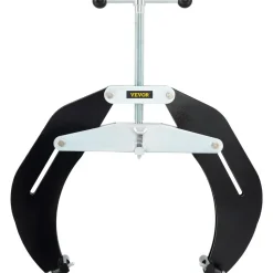 VEVOR Pipe Clamp, 2 to 6 in, High Strength Ultra Clamp with Quick Acting Screws, Steel Pipe Alignment Tool with Lightweight Design, Black