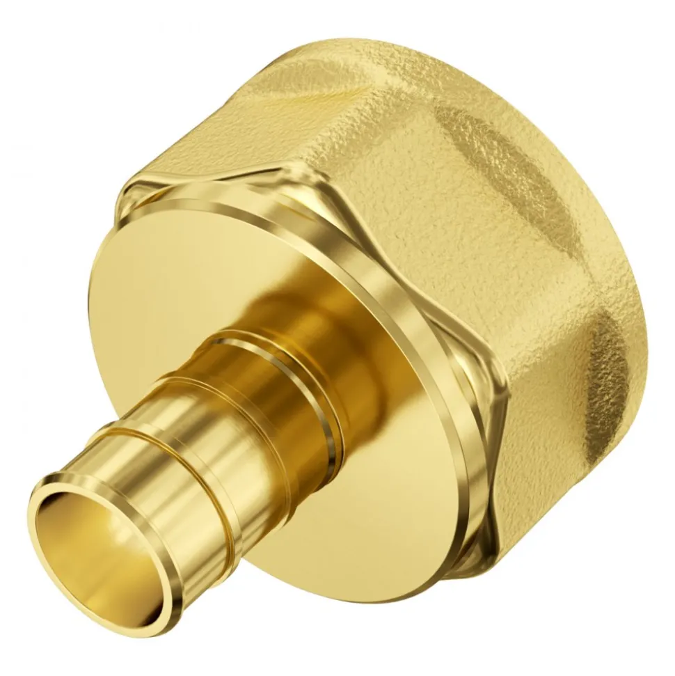 VEVOR Pipe Fittings, 1/2" 20PCS Brass Pipe Fittings, Clamp-style 1/2 NPT Internal Thread Pipe Connector Brass Air Fittings, Heavy Duty Plumbing Fittings NPT Adapter for Heating/Shower Systems, Water Pipes