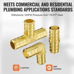 VEVOR Pipe Fittings, 1/2