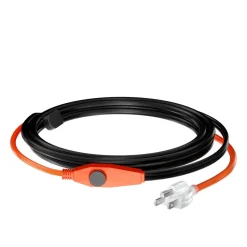 VEVOR Pipe Heating Cable, 3FT 7W/FT Heat Tape for Pipes with Built-in Thermostat, Water Pipe Heat Cable Protects PVC Hose, Metal and Plastic Pipe from Freezing