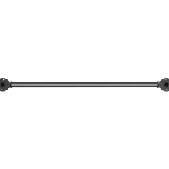 VEVOR Pipe Stair Handrail, 3FT Staircase Handrail, 440LBS Load Capacity Carbon Steel Pipe Handrail, Industrial Pipe Handrail with Wall Mount Support, Round Corner Wall Handrailings for Indoor, Outdoor