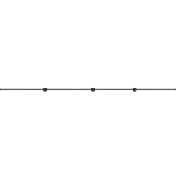 VEVOR Pipe Stair Handrail, 13FT Staircase Handrail, 440LBS Load Capacity Carbon Steel Pipe Handrail, Industrial Pipe Handrail with Wall Mount Support, Round Corner Wall Handrailing for Indoor, Outdoor