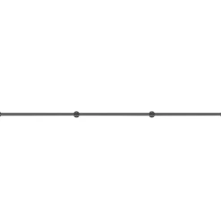 VEVOR Pipe Stair Handrail, 10FT Staircase Handrail, 440LBS Load Capacity Carbon Steel Pipe Handrail, Industrial Pipe Handrail with Wall Mount Support, Round Corner Wall Handrailing for Indoor, Outdoor