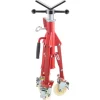 VEVOR Pipe Stand, V Head Pipe Stand Adjustable Height 28-52 Inch, 2500LBS Pipe Stands with Casters, Folding Portable Pipe Stands for 1/8 to 12 Inch Pipe Supporting