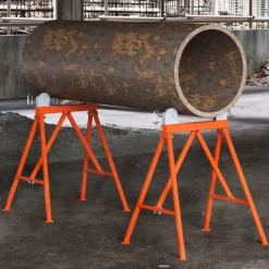 VEVOR Pipe Stand with Roller Head, Heavy Duty 2500 LBS Load Capacity, Suitable for 2-36 inches Pipes, 45# Steel Roller Pipe Stand for Welding