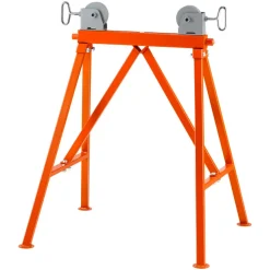 VEVOR Pipe Stand with Roller Head, Heavy Duty 2500 LBS Load Capacity, Suitable for 2-36 inches Pipes, 45# Steel Roller Pipe Stand for Welding