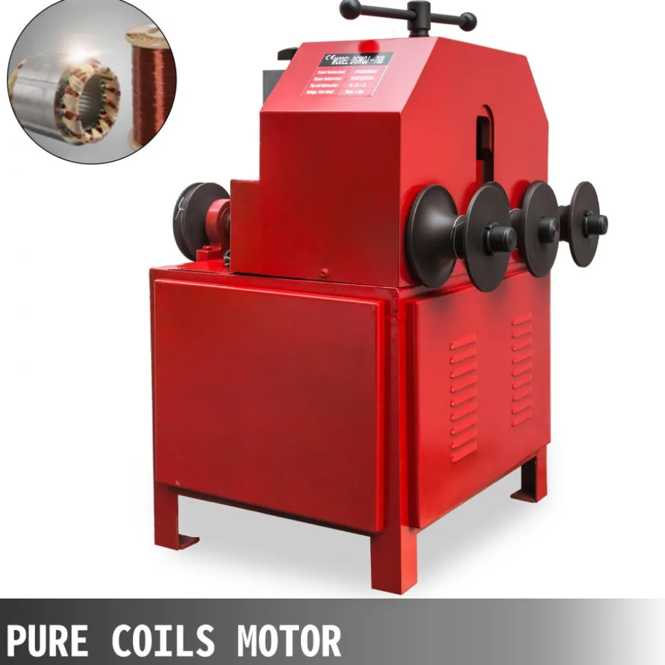 VEVOR Pipe Tube Bender, 9 Round and 8 Square Die Set Electric Pipe Tube Bender 1.5KW Multi-function Electric Pipe Bender