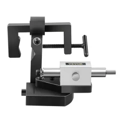VEVOR Pipe Tube Notcher, 1/2 to 3-inch Tubing Notcher with 0 to 50° Adjustable Angle, Pipe and Tube Notching Tool for Repair Shops, Home Projects, Metalworking