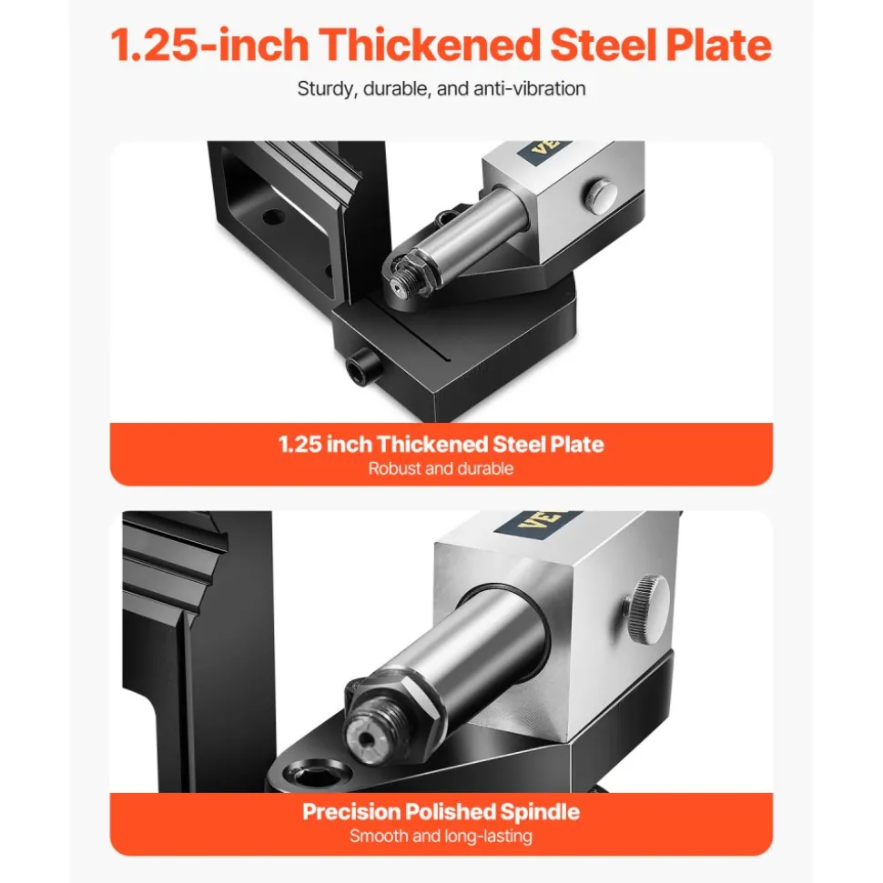 VEVOR Pipe Tube Notcher, 1/2 to 3-inch Tubing Notcher with 0 to 50° Adjustable Angle, Pipe and Tube Notching Tool for Repair Shops, Home Projects, Metalworking