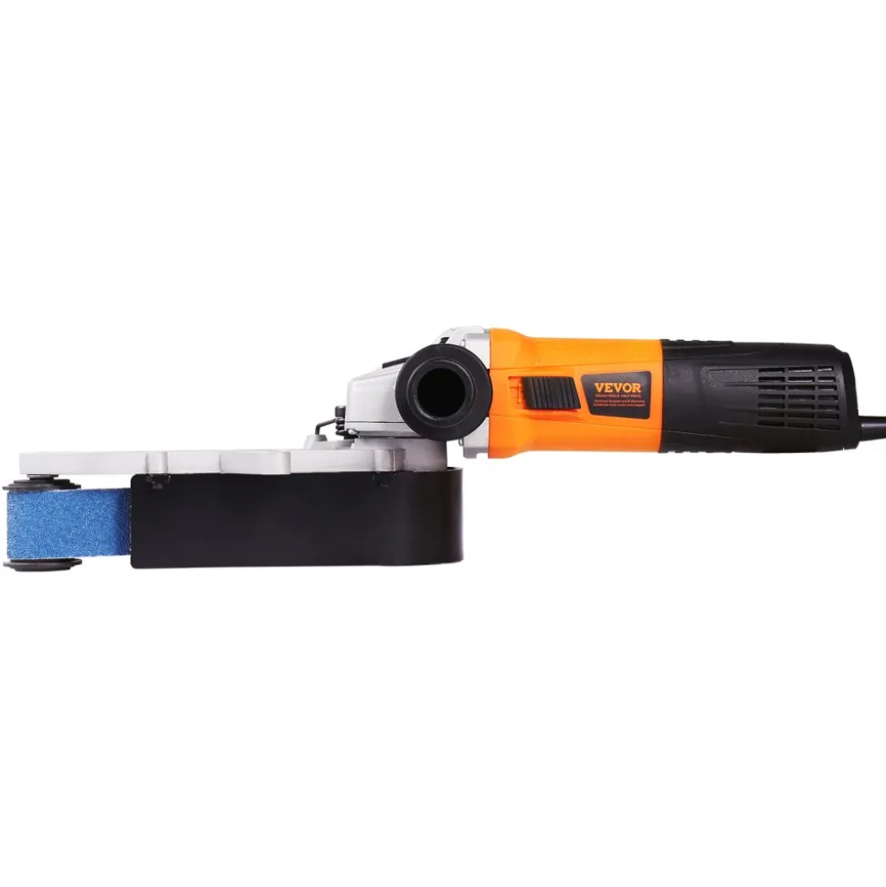 VEVOR Pipe Tube Polisher Sander, 1000W Pipe Belt Sander with 6 Variable Speeds 1100-3200rpm, Professional Belt Sander Grinding Machine with 50PCS Sanding Belts for Burnishing Finishing Rust Removal