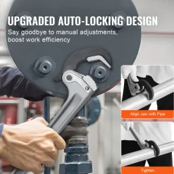 VEVOR Pipe Wrench, 14