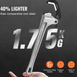 VEVOR Pipe Wrench, 18