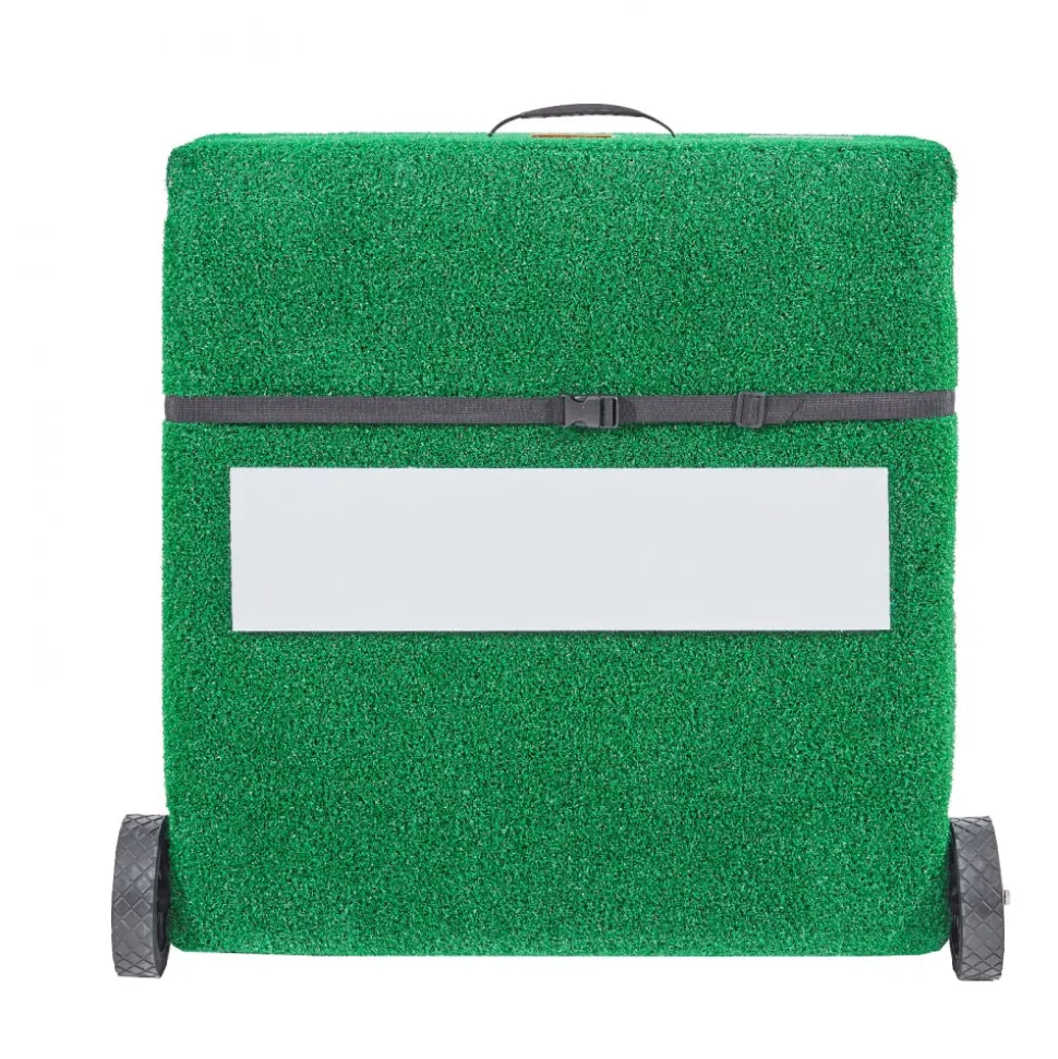 VEVOR Pitching Mound, Portable Baseball Pitcher's Mound, 90 in IIndoor Outdoor Pitching Practice and Training Equipment, Softball Pitching Aids with Antifade Turf, Pitching Rubber, Carry Handles