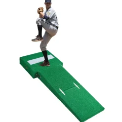 VEVOR Pitching Mound, Portable Baseball Pitcher's Mound, 77 in IIndoor Outdoor Pitching Practice and Training Equipment, Softball Pitching Aids with Antifade Turf, Pitching Rubber, Carry Handles
