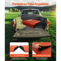 VEVOR Pitching Mound, Portable Baseball Game Mound, 127 in Indoor Outdoor Pitching Practice and Training Equipment, Softball Pitching Aids with Antifade Turf and Pitching Rubber