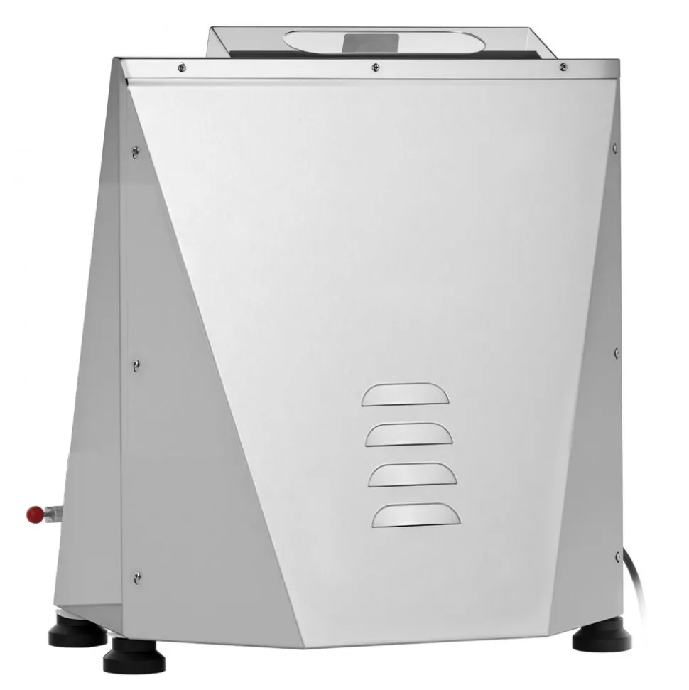 VEVOR Pizza Dough Roller Sheeter, 3-16 Inch Semi-automatic Stainless Steel Pizza Press, Commercial Electric 390W Pasta Maker Machine, 260 pcs Per Hour, Adjustable Thickness, with Dough Press Lid