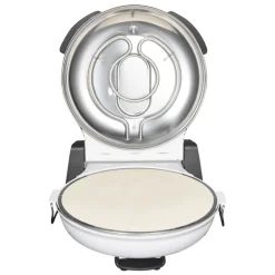 VEVOR Pizza Oven, 12 in Electric Pizza Maker, 1200W Electric Pizzas Cooker with Cordierite Stone, 5-Mode Temperature Control, Viewing Window for Precise Cooking, Heats up to 788 ˚F, for Home (White)
