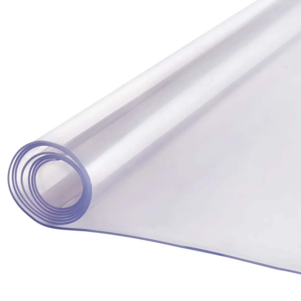VEVOR Plastic Table Cover, 42 x 60 Inch 2.0 mm Thick Clear Table Protector, Rectangle PVC Desk Mat, Waterproof & Easy Cleaning Desk Pad Tablecloth, for Office Dresser Dining Room Table Night Stand